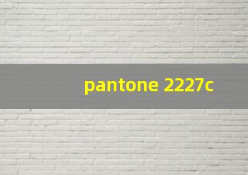 pantone 2227c